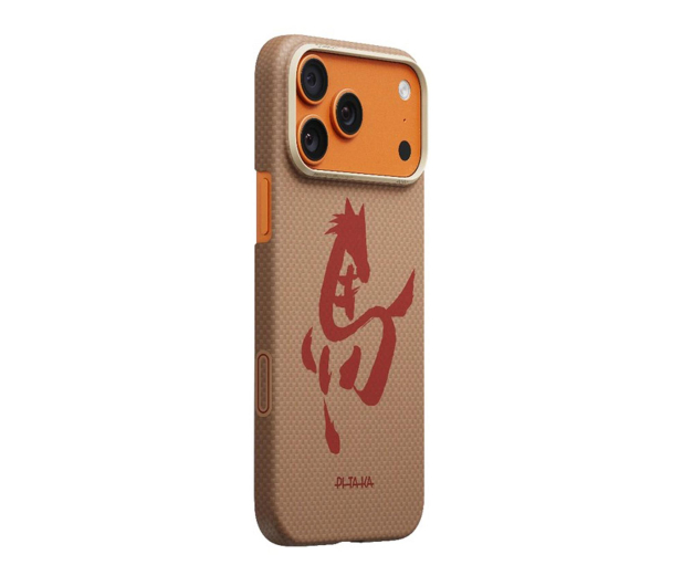 PITAKA Edge Case do iPhone 17 Pro Ink Horse Gold & Jade - 1541621 - zdjęcie